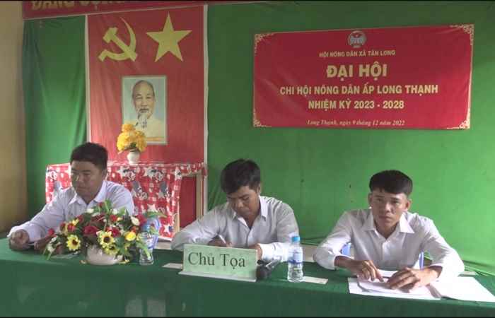 Ngã Năm: Đại hội Chi hội Nông dân ấp Long Thạnh, nhiệm kỳ 2023 - 2028